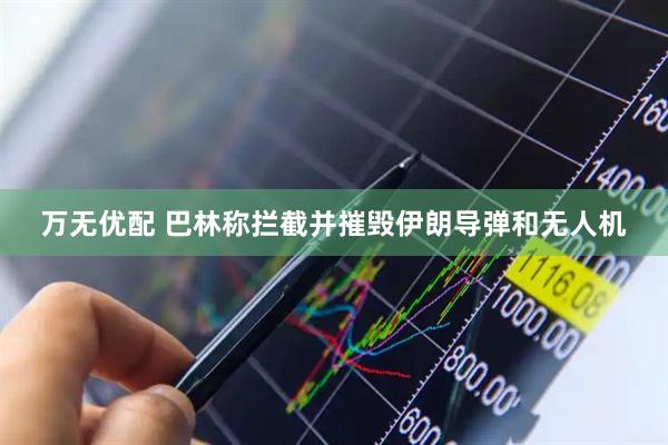 万无优配 巴林称拦截并摧毁伊朗导弹和无人机